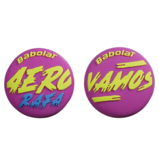 ANTIVIBRADOR BABOLAT VAMOS NADAL X2 - PINK/AMARELO